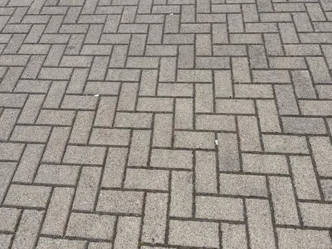 Diamond-patterned self-locking courtyard floors 스톡 사진