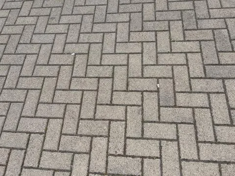 Diamond-patterned self-locking courtyard floors 스톡 사진