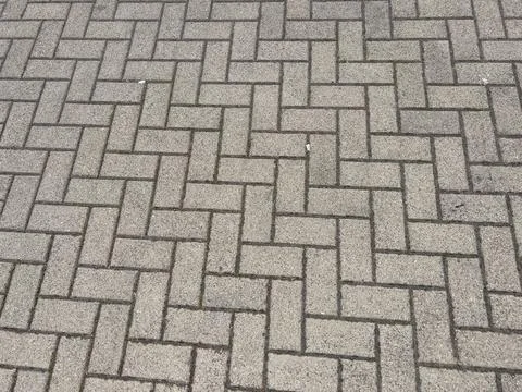 Diamond-patterned self-locking courtyard floors 스톡 사진