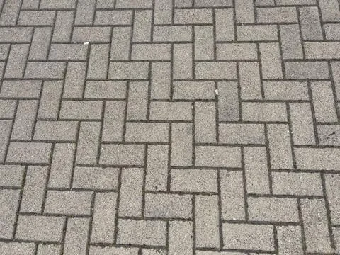 Diamond-patterned self-locking courtyard floors 写真素材