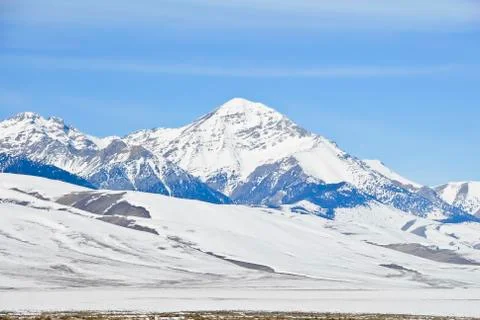 Diamond peak winter Stock Photos