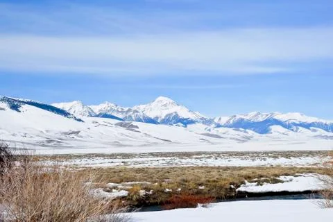 Diamond peak winter Stock Photos