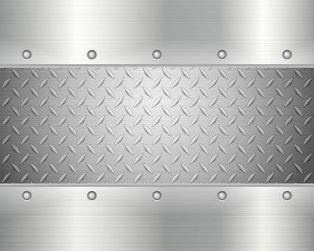 Diamond plate background Stock Illustration