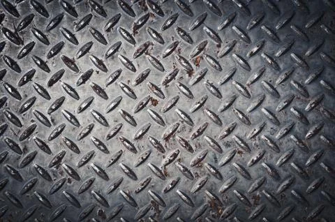 Diamond plate background Foto stock
