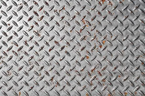 Diamond plate background Stock Photos