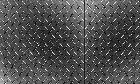 Diamond plate metal texture background. Industrial steel sheet with non-sli.. Stock Illustration