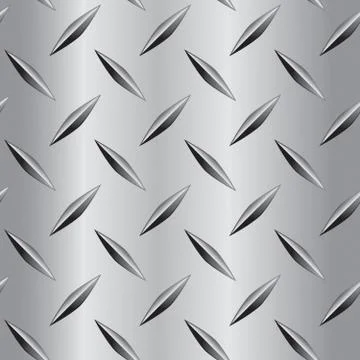 Diamond Plate Pattern Stock Illustration