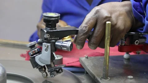 Diamond polishing Stock Footage 137925520