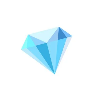 Diamond polygon art image. vector illustration Illustrazione stock