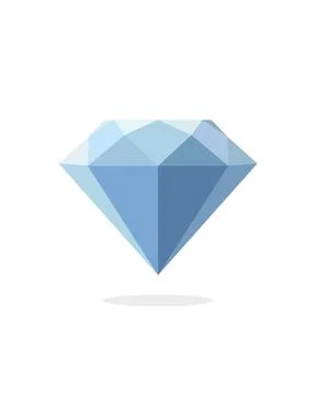 Diamond polygon image. vector illustration Stock-Illustration