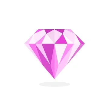 Diamond polygon image. vector illustration Stock Illustration