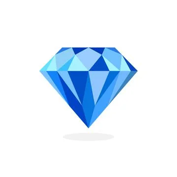Diamond polygon image. vector illustration Stock Illustration