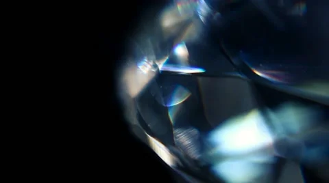 Diamond Prism Macro 9 库存影片 59550034