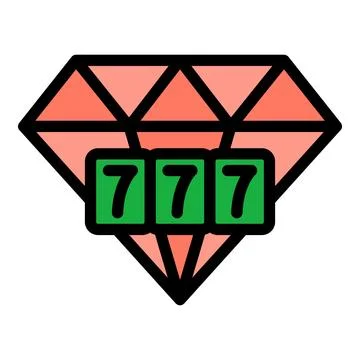 Diamond prize icon vector flat 스톡 일러스트