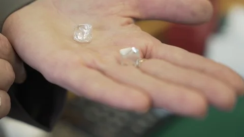 Diamond processing in the factory Stock Footage 127354365