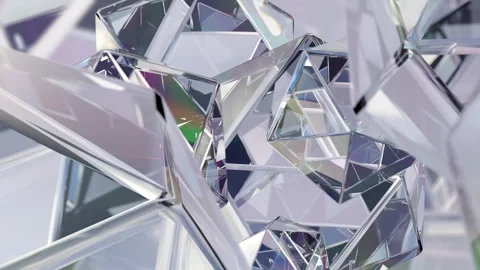 Diamond reflection crystals are animated in the background—zoom-in effect. Stock Footage 285877226