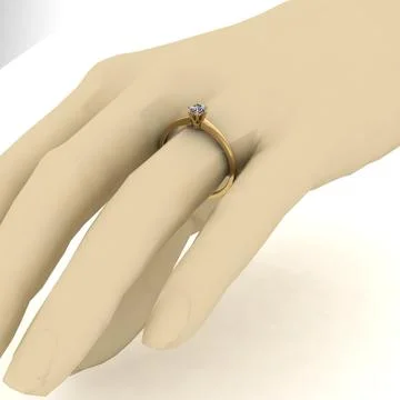 Diamond ring 1 Modello 3D