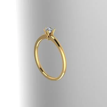 Diamond ring 1 Modello 3D