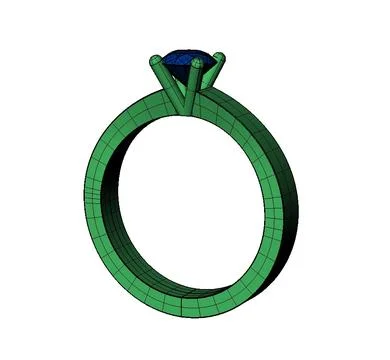 Diamond ring 4 3D 모델
