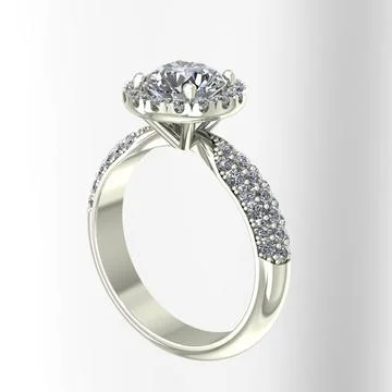 Diamond ring 7 Modello 3D