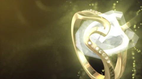 Diamond Ring Background 4K (Loop B) Vídeo Stock 65320929