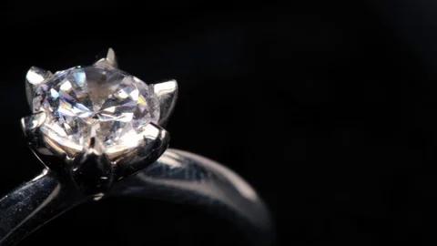 Diamond Ring, brilliant Stock Footage