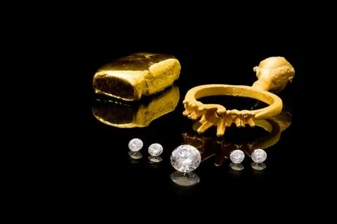 Diamond Ring Construction Stock Photos