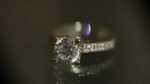A diamond ring Stock Footage 45733369
