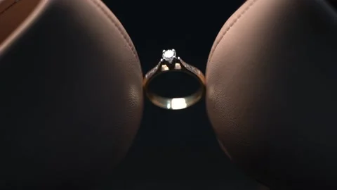 Diamond ring Video stock 173428557