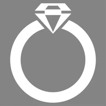 Diamond Ring Icon from Commerce Set 스톡 일러스트