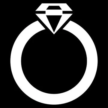 Diamond Ring Icon from Commerce Set イラスト素材