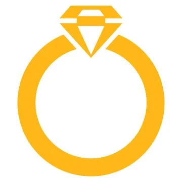 Diamond Ring Icon from Commerce Set 스톡 일러스트