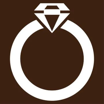 Diamond Ring Icon from Commerce Set 스톡 일러스트