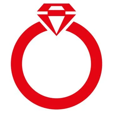 Diamond Ring Icon from Commerce Set 스톡 일러스트