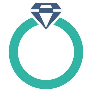 Diamond Ring Icon from Commerce Set イラスト素材