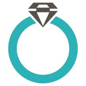 Diamond Ring Icon from Commerce Set Stock Illustration