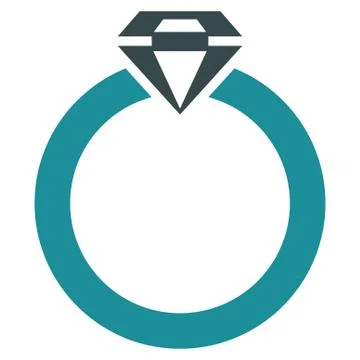 Diamond Ring Icon from Commerce Set イラスト素材
