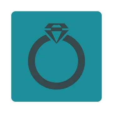 Diamond Ring Icon Stock Illustration