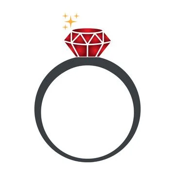 Diamond Ring icon Stock Illustration