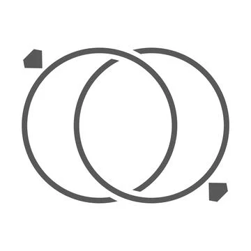 Diamond ring icon logo design template Stock Illustration