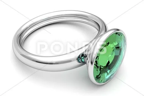 Diamond ring Stock Illustration