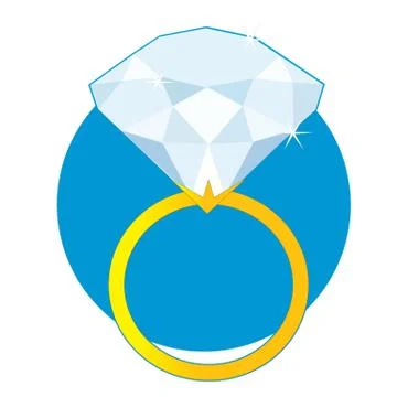 Diamond Ring Stock-Illustration