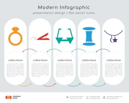 Diamond ring infographics design Stock Illustration