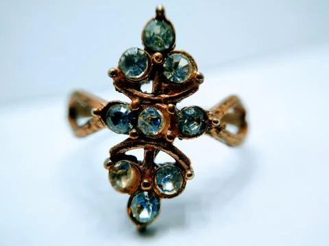 Diamond Ring isolated on white background Foto stock