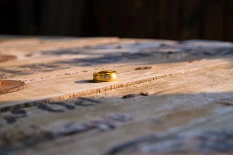 Diamond ring Foto stock