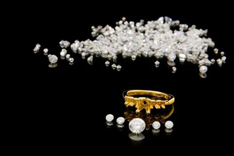 Diamond Ring Setting Stock Photos