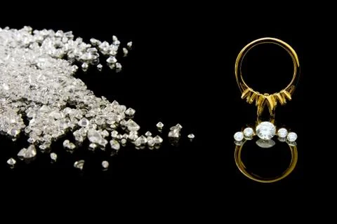 Diamond Ring Setting Stock Photos