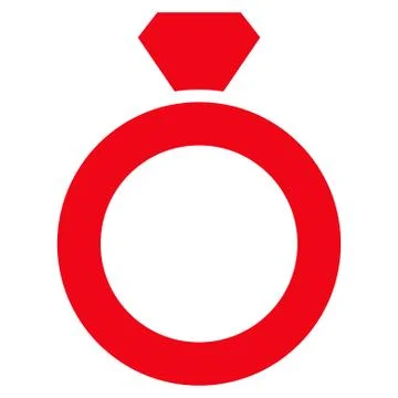 Diamond Ring Vector Icon 스톡 일러스트
