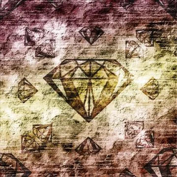 Diamond Rock Background 9 Illustrazione stock