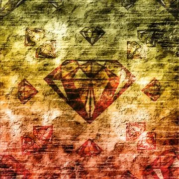 Diamond Rock Background Illustrazione stock